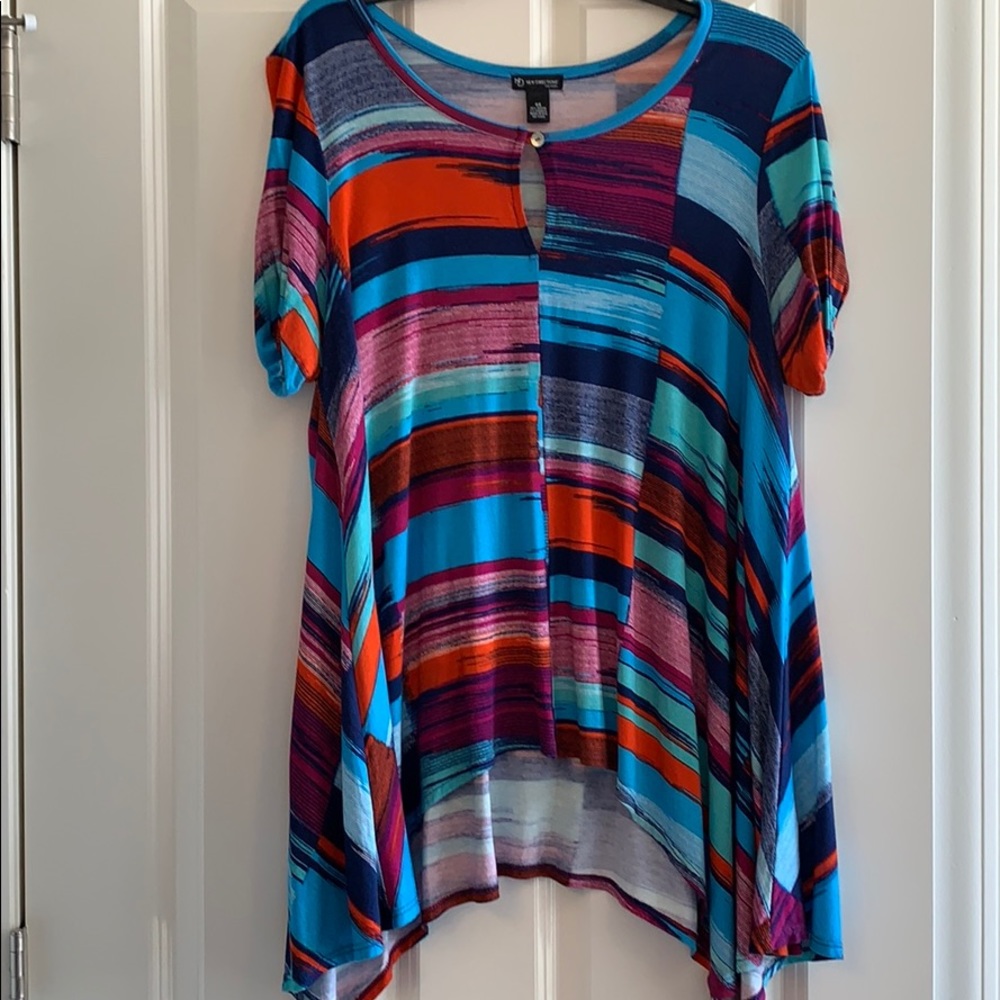 Shark bite hem top